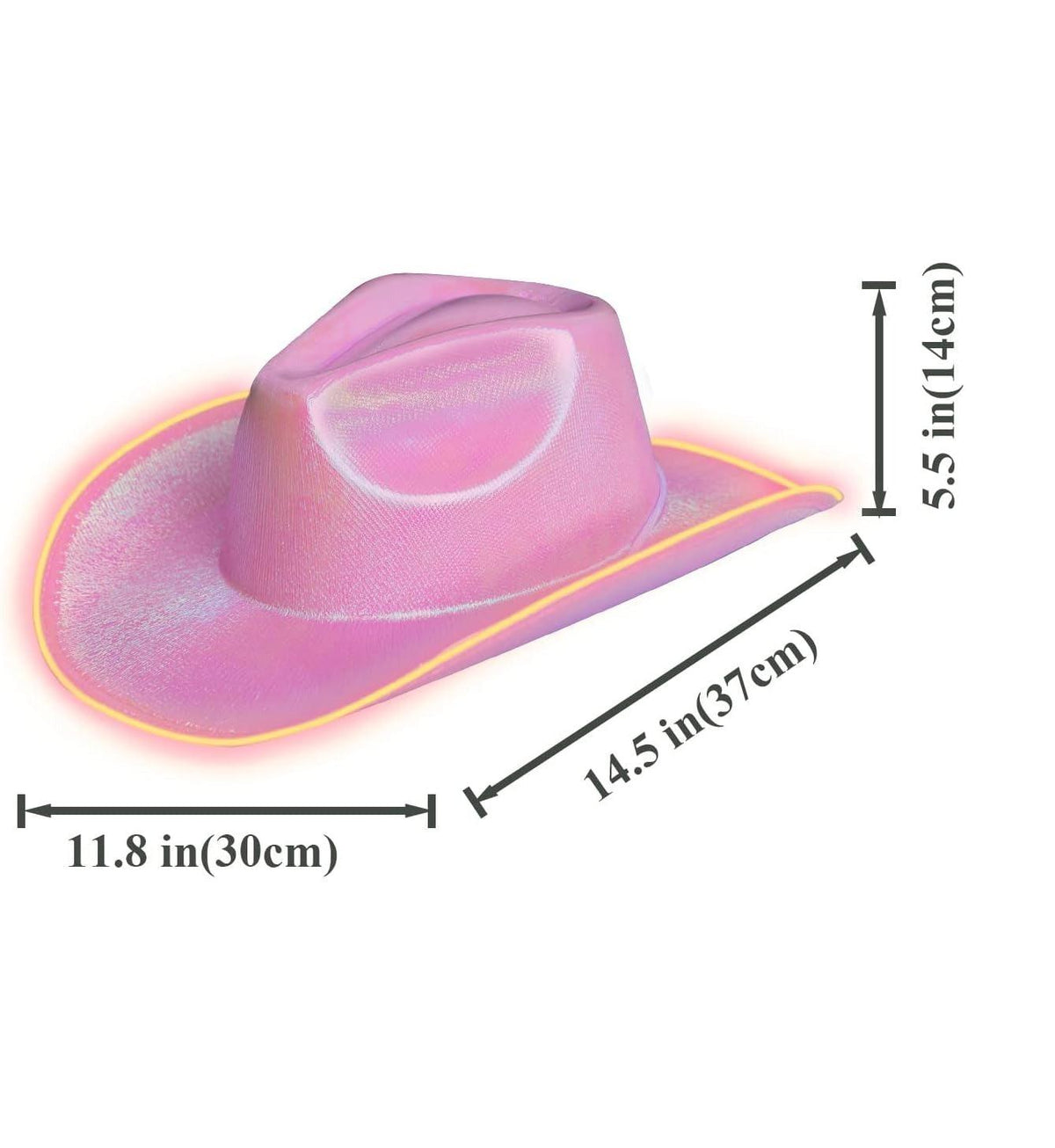 LED Light Up Cowboy Hat | NeonHat