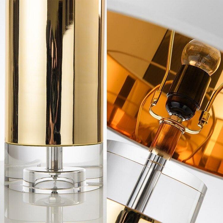 Lampe de Luxe en Cristal Doré - Zevessa