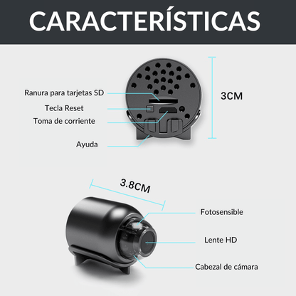 Mini cámara de vigilancia | SpyLens - Zevessa
