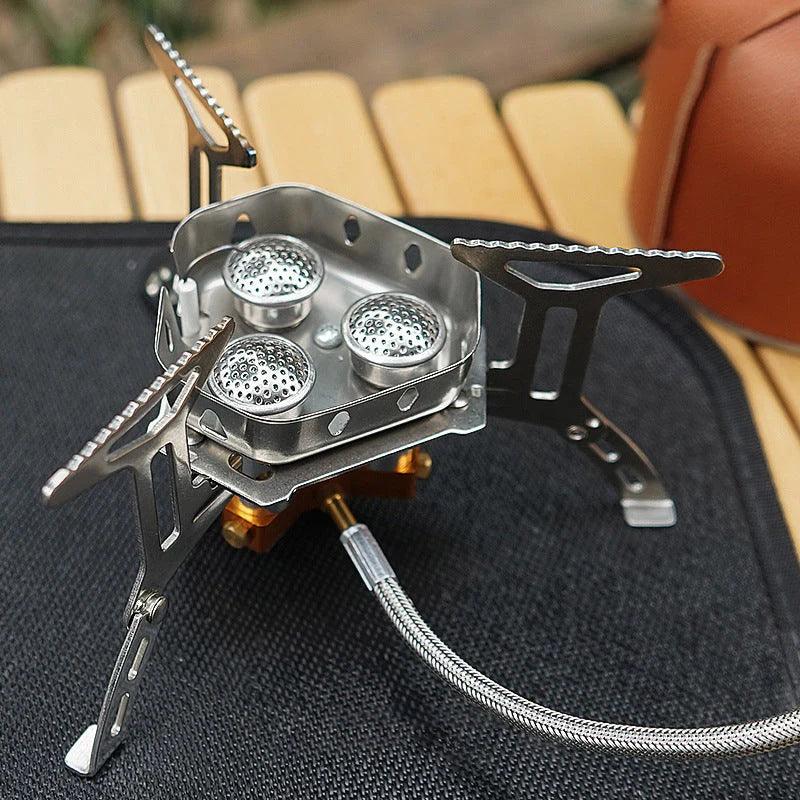 CampBlaze | Windproof Gas Stove for Camping 
