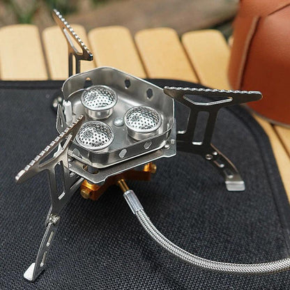CampBlaze | Windproof Gas Stove for Camping 