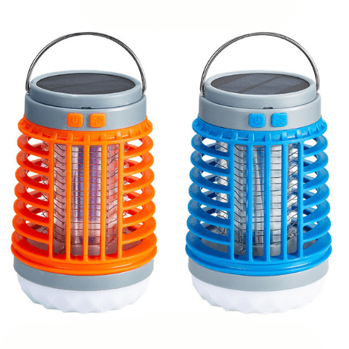 2 in 1 Lampada solare da campeggio UV per zanzare | LumoShield