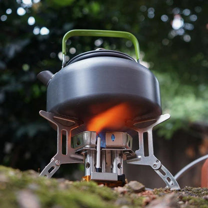 CampBlaze | Windproof Gas Stove for Camping 