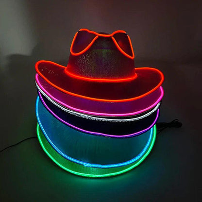 LED Light Up Cowboy Hat | NeonHat