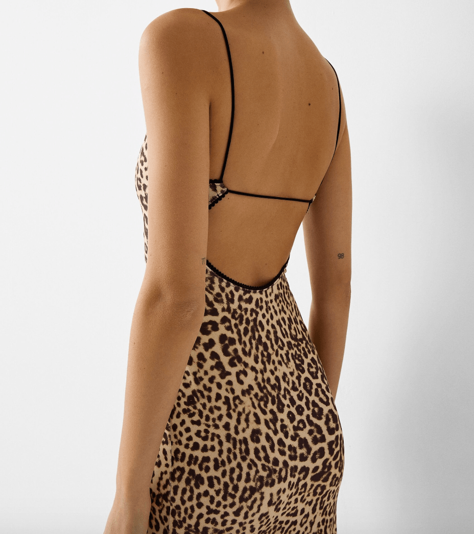 Leopard print midi dress | Leona