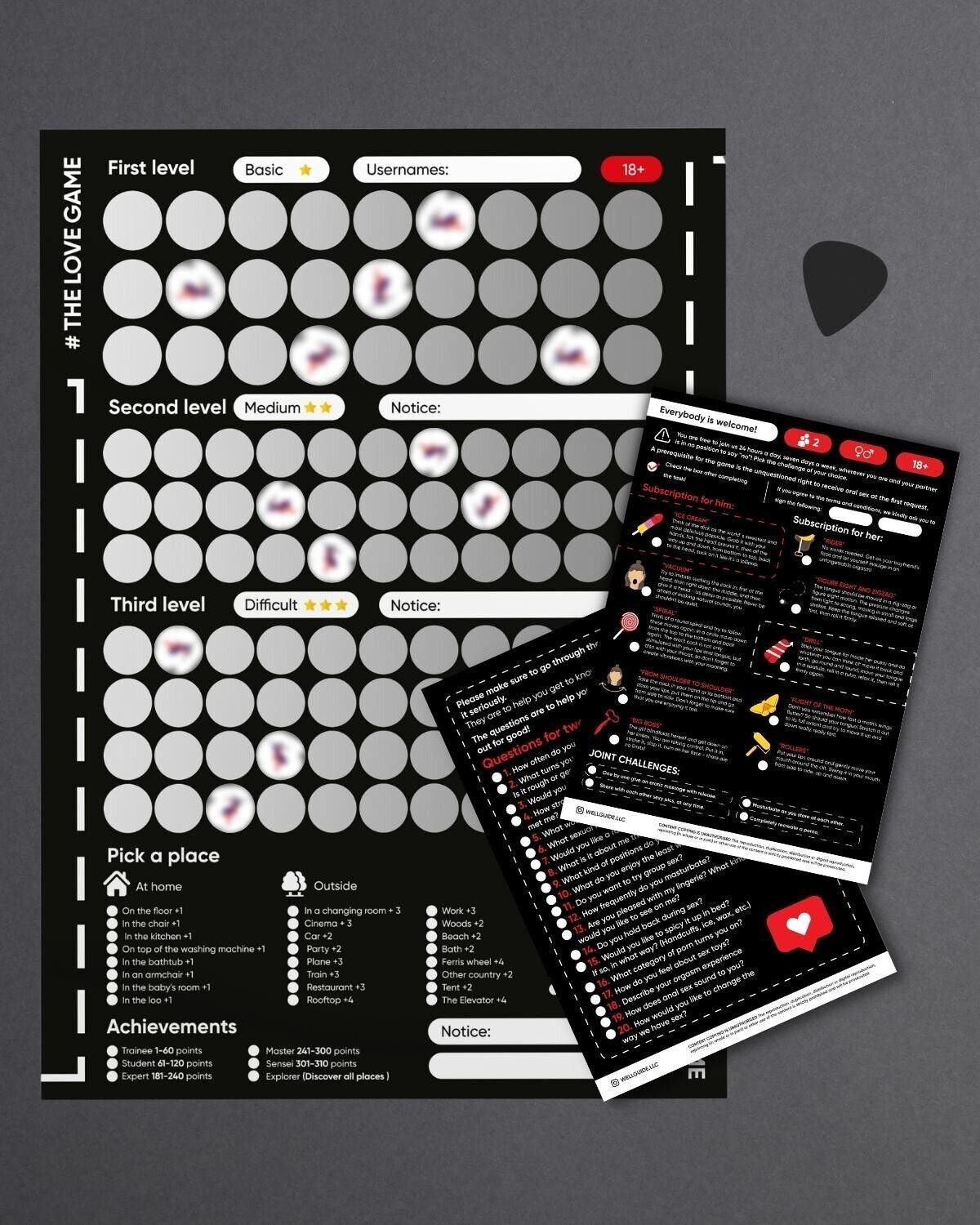 Poster for hot adult game | LoveGame