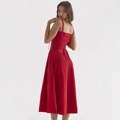 Vina | Robe bustier à motif - Zevessa