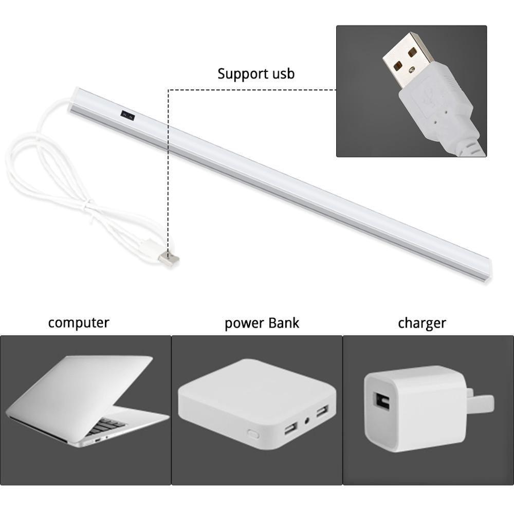 Barre LED lumineuse USB avec capteur de mouvement PIR - Zevessa