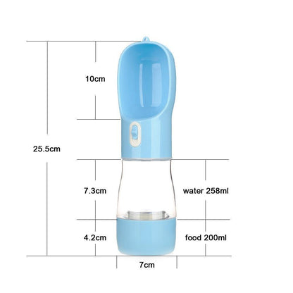 Bouteille d'eau portable pour animaux de compagnie - Zevessa