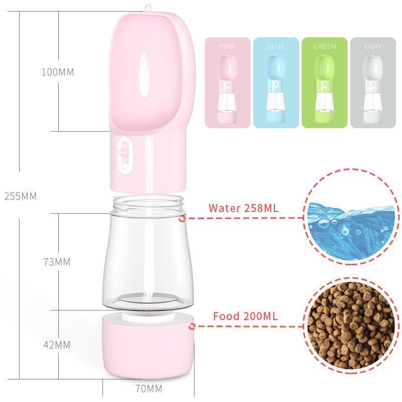 Bouteille d'eau portable pour animaux de compagnie - Zevessa