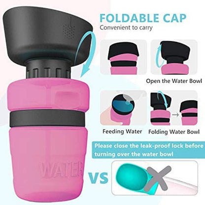 Bouteille d'eau portable pour chiens - Zevessa