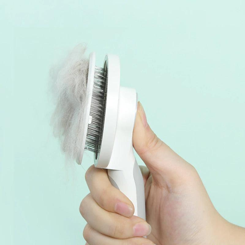 Brosse Autonettoyante pour Chien et Chat - Zevessa