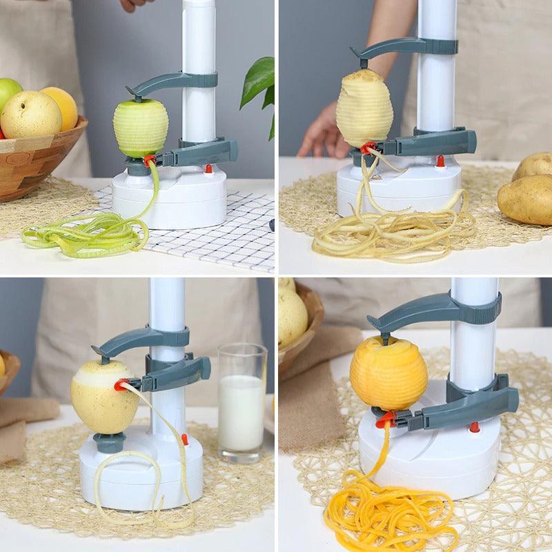 Éplucheur de fruits et légumes électrique en spirale - Zevessa