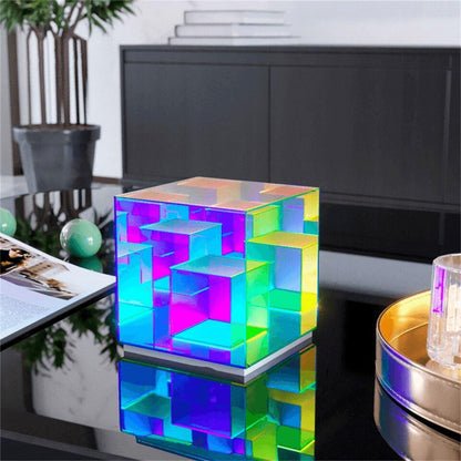 Lampe de table LED cube - Zevessa