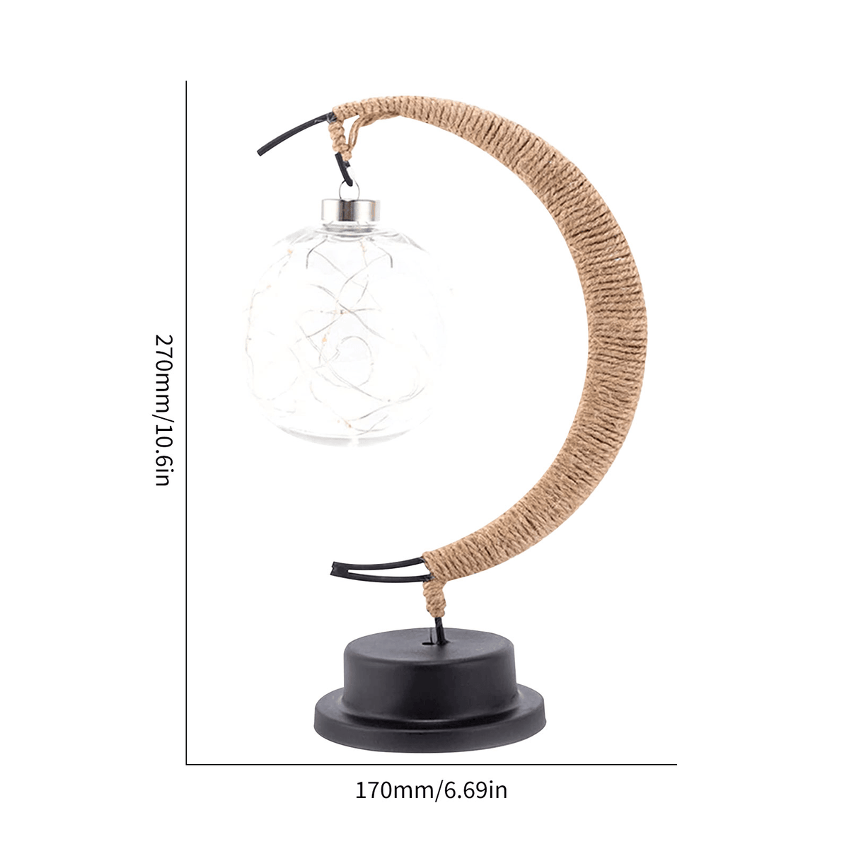 Lanterne LED à forme lunaire - Zevessa