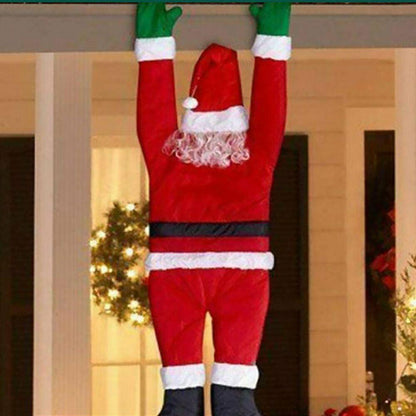 Porte fenêtre d'escalade avec père noël - Zevessa