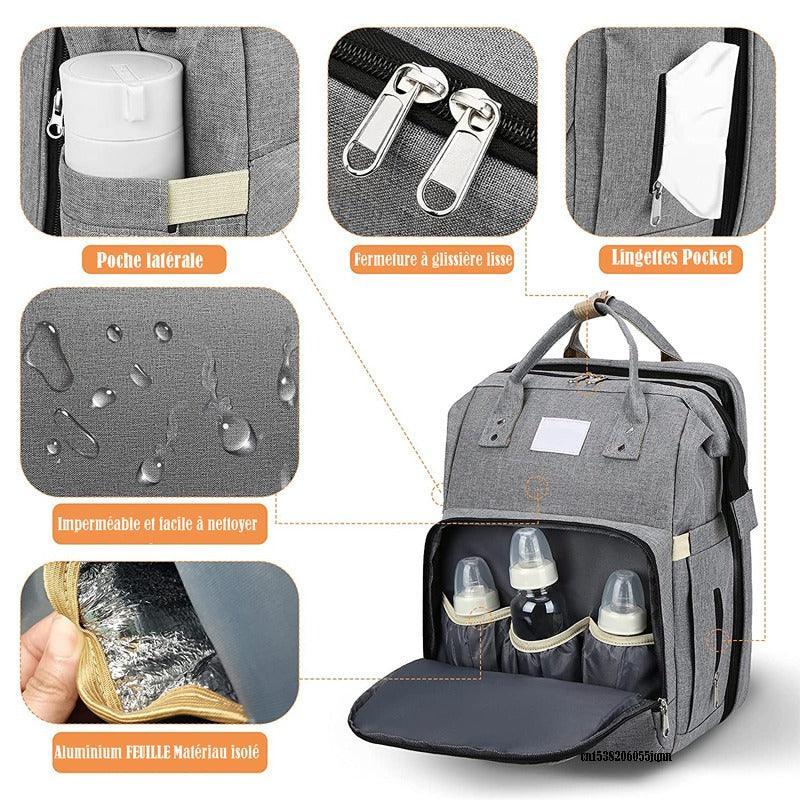Sac à langer portable pour bébés - Zevessa