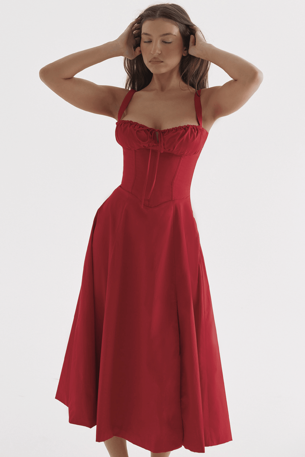 Vina | Robe bustier à motif - Zevessa
